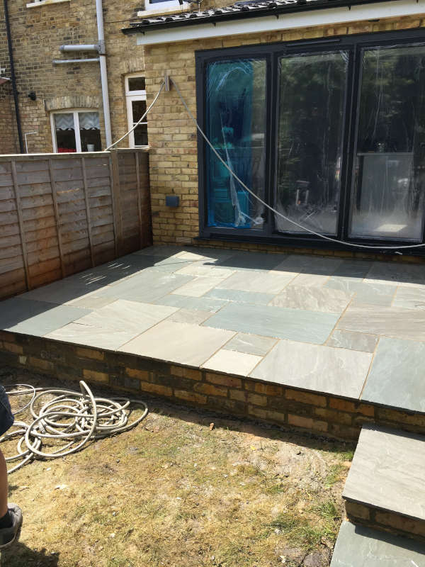 landscaping patio project 10